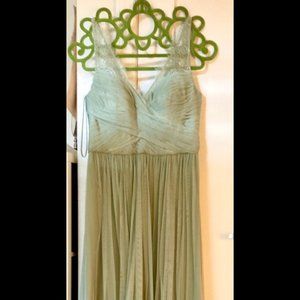 BHLDN Green Bridesmaid Gown - Discontinued Style!